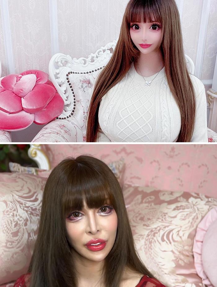 She Says That Her Goal Is To Be A French Doll. Her Instagram vs. An Interview