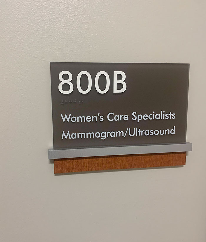 The Room Number For Mammogram Testing