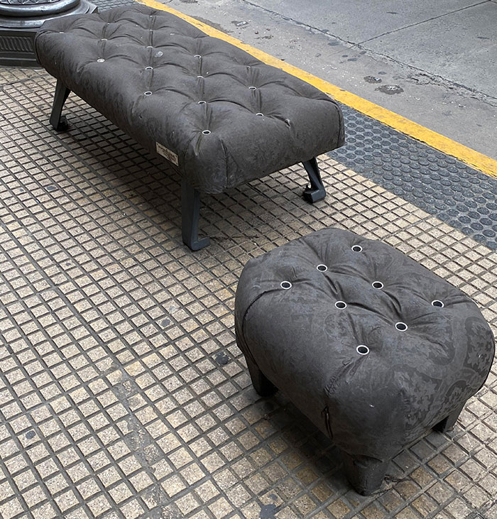 These Street Benches In Buenos Aires Are Made Of Cement