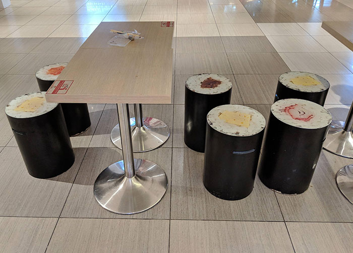 Sushi Bar's Sushi Chairs