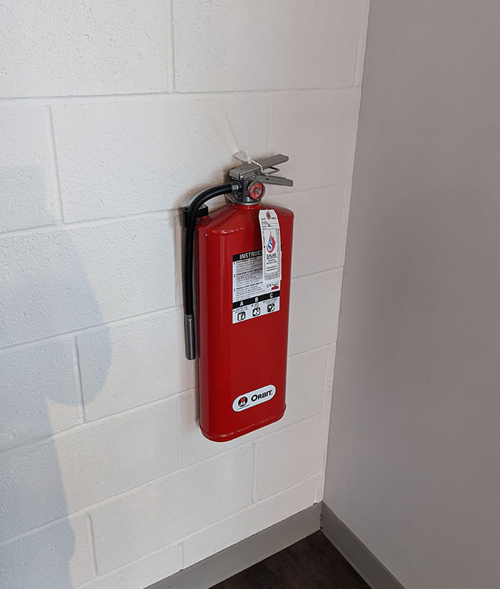 This Flat Fire Extinguisher I Found