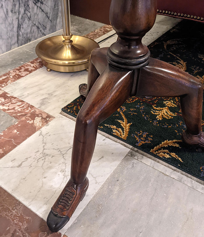 The Legs On This Table In The Idaho State Capitol Building