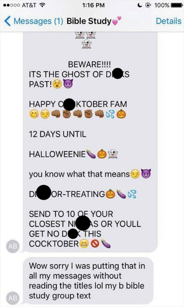 30 Embarrassing Texts People Sent To Group Chats Instead Of Privately