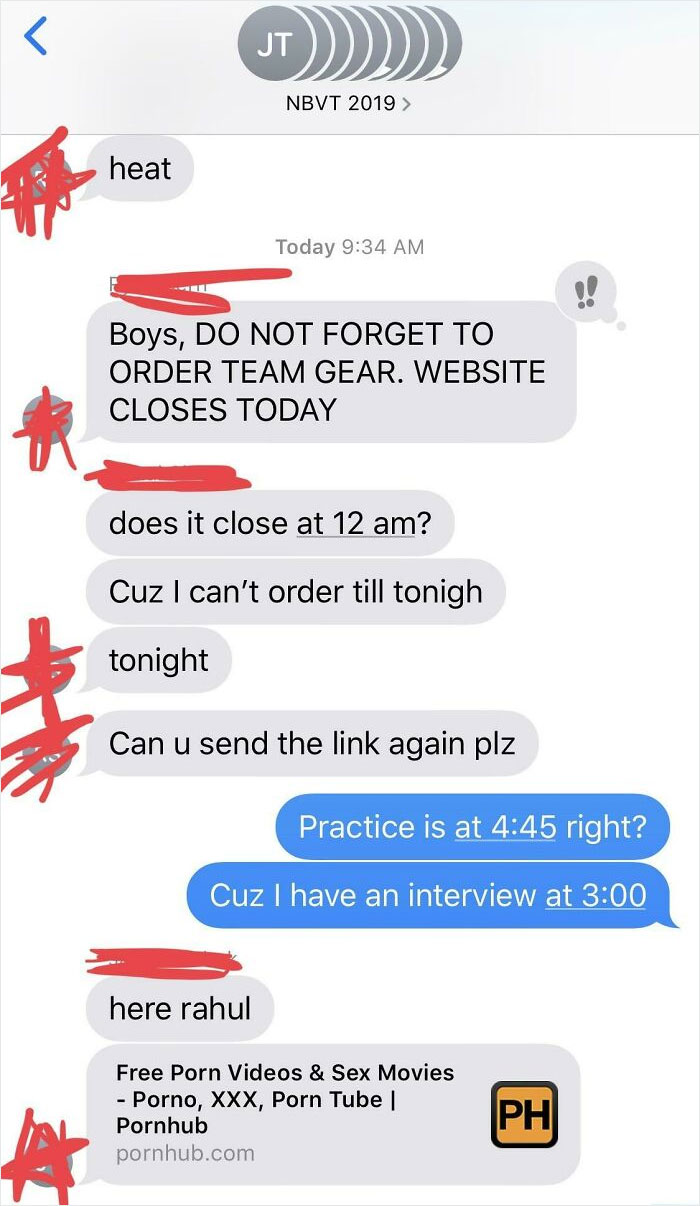 This Is My Tennis Teams Group Chat When We Were Trying To Order Team Gear