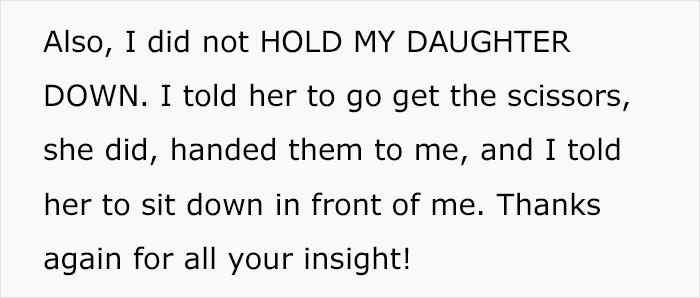 Single Father Cuts Off 7-Year-Old Daughter’s Hair Because She Doesn’t ‘Maintain It’, Asks The Internet If He Did Something Wrong Single Father Cuts Off 7-Year-Old Daughter’s Hair Because She Doesn’t ‘Maintain It’, Asks The Internet If He Did Something Wrong
