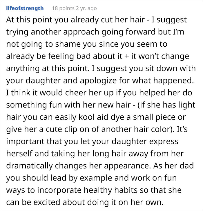 Single Father Cuts Off 7-Year-Old Daughter’s Hair Because She Doesn’t ‘Maintain It’, Asks The Internet If He Did Something Wrong