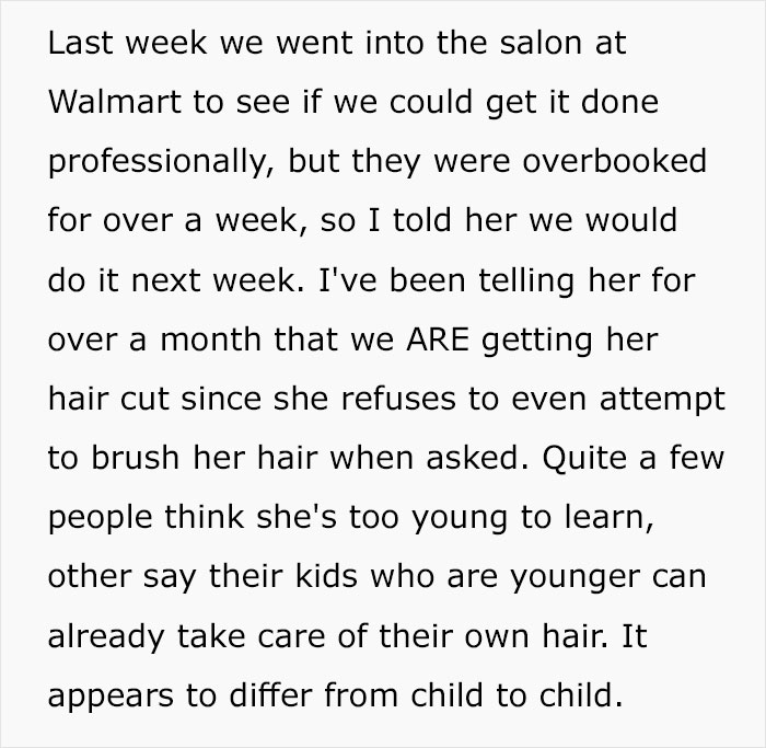 Single Father Cuts Off 7-Year-Old Daughter’s Hair Because She Doesn’t ‘Maintain It’, Asks The Internet If He Did Something Wrong Single Father Cuts Off 7-Year-Old Daughter’s Hair Because She Doesn’t ‘Maintain It’, Asks The Internet If He Did Something Wrong