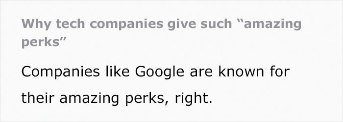 Ex-Google Employee Reveals How Free Perks In The Office Trick Workers Into Actually Working More, Lists Examples From His Job