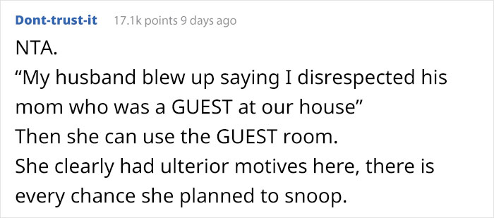 Woman Left In Tears To Stay At Hotel After Daughter-In-Law Refused To Let Her Sleep In Master Bedroom, Upset Husband Ends Up Leaving As Well Woman Left In Tears To Stay At Hotel After Daughter-In-Law Refused To Let Her Sleep In Master Bedroom, Upset Husband Ends Up Leaving As Well
