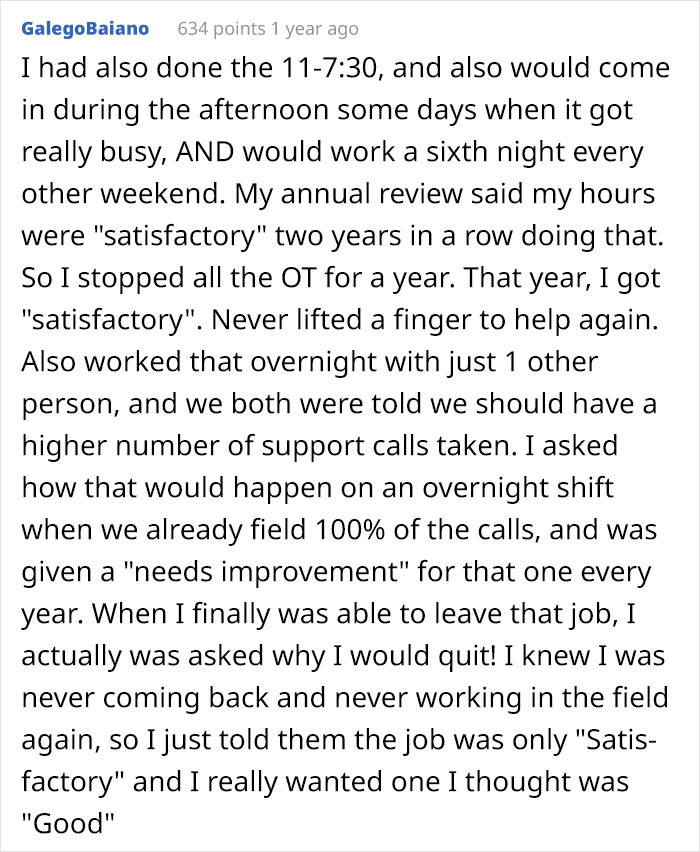 Employee Maliciously Complies To Work Only His 8 1/2 Hours, Makes The Company Lose $85k Per Year Employee Maliciously Complies To Work Only His 8 1/2 Hours, Makes The Company Lose $85k Per Year