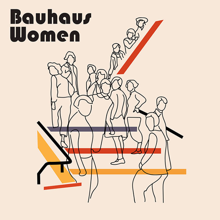 Bauhaus Women: To Celebrate The 8th Of March, I Created 16 Illustrations Dedicated To Significant Women In History