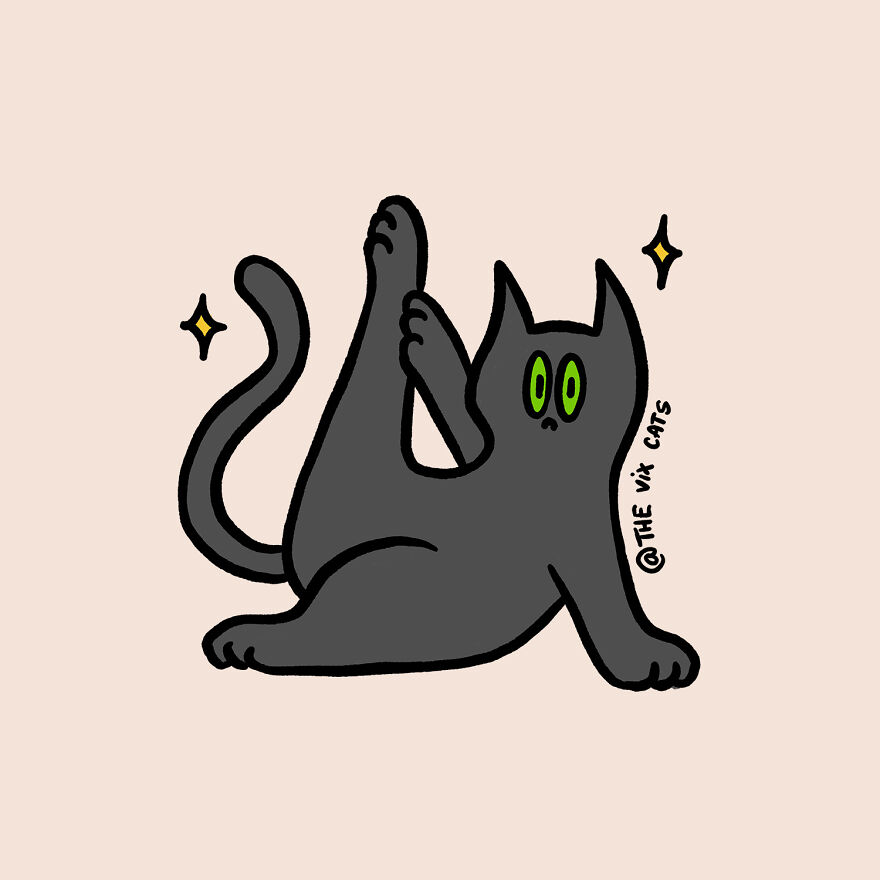 I Began Drawing Illustrations Of My Two Lovely Cats After I Got A Second Cat, Here's How It Went (21 Pics) I Began Drawing Illustrations Of My Two Lovely Cats After I Got A Second Cat, Here's How It Went (21 Pics)