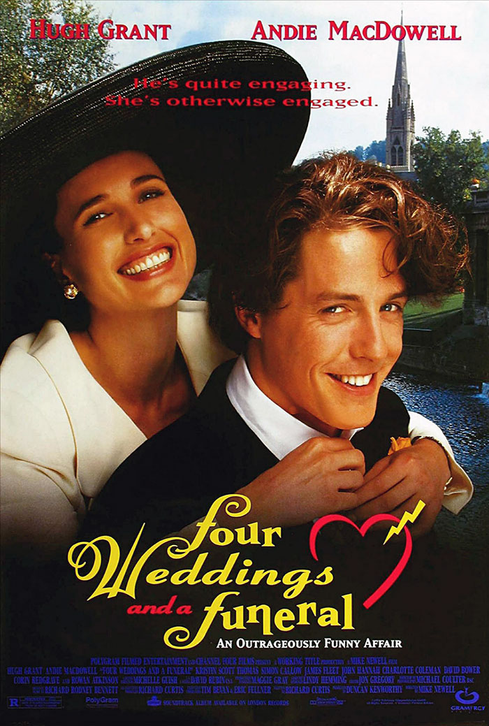 Poster of Four Weddings And A Funeral movie 