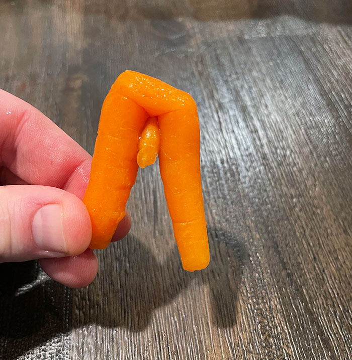I Just Got A Vasectomy And My Wife Found This In Her Bag Of Carrots And Saved It For Me
