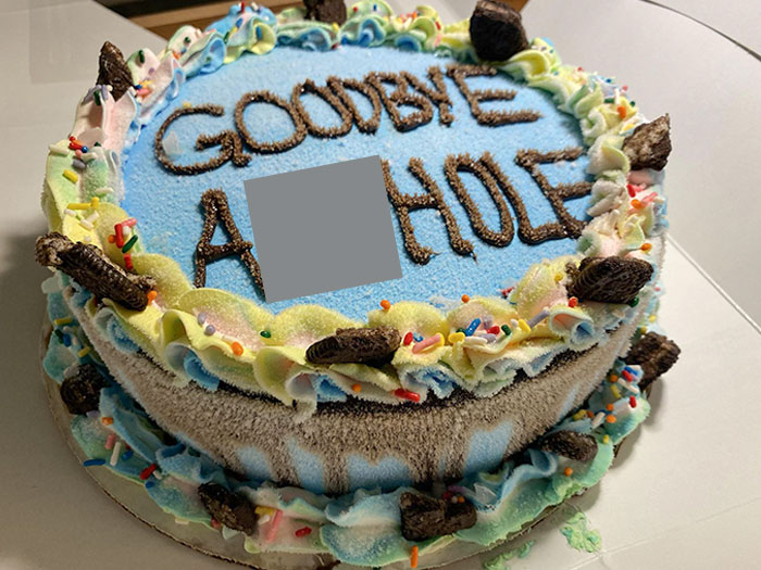 My Wife Got Me A Cake, I’m Having My Rectum Removed On Tuesday