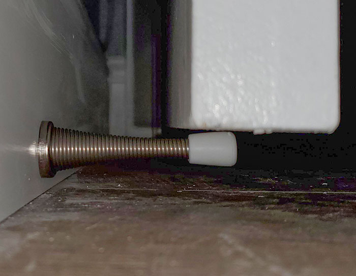 Installing A Door Stopper Without Checking To See The Height