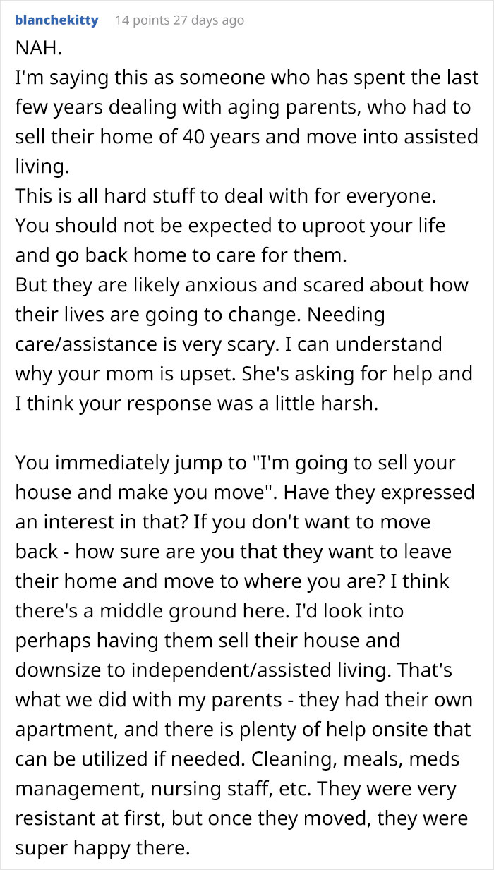 Gay Man Tells His Elderly Parents That He Won't Move Back Because Of The "Bad Memories Of Growing Up" There, Family Drama Ensues Gay Man Tells His Elderly Parents That He Won't Move Back Because Of The "Bad Memories Of Growing Up" There, Family Drama Ensues