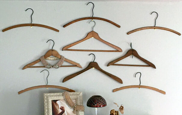 Old Wooden Hangers
