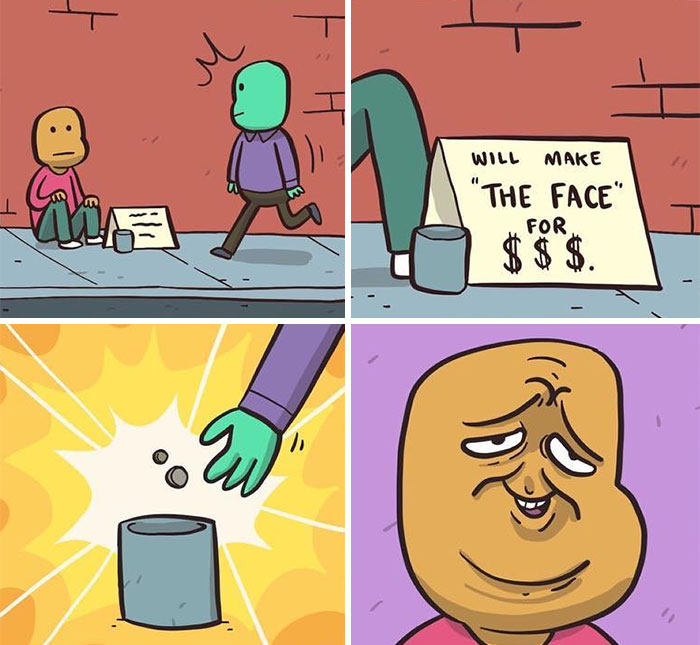 Artist Made These 40 Hilariously Absurd Comics With Ridiculously Unexpected Twists