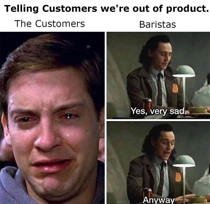 Telling Customers We're Out Of Product
