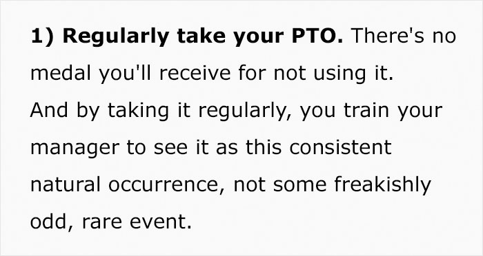 Expert Says "For Years, I Took My Paid Time Off All Wrong" And Explains How To Do It Correctly Expert Says "For Years, I Took My Paid Time Off All Wrong" And Explains How To Do It Correctly