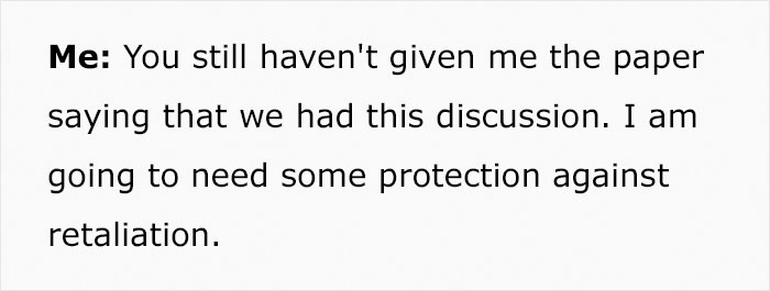 Management Bites Their Tongue When They Realize Employee Knows It's Illegal To Have A Policy Against Discussing Wages Management Bites Their Tongue When They Realize Employee Knows It's Illegal To Have A Policy Against Discussing Wages