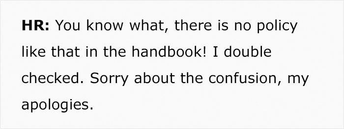 Management Bites Their Tongue When They Realize Employee Knows It's Illegal To Have A Policy Against Discussing Wages Management Bites Their Tongue When They Realize Employee Knows It's Illegal To Have A Policy Against Discussing Wages