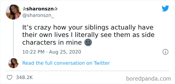 Siblings Aren’t Even Real People