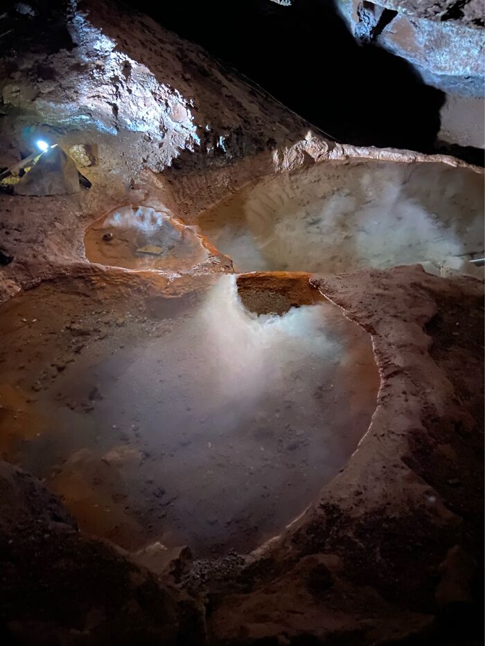 Pools In A Cave