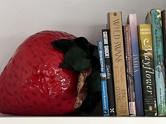 This Giant Ceramic Strawberry