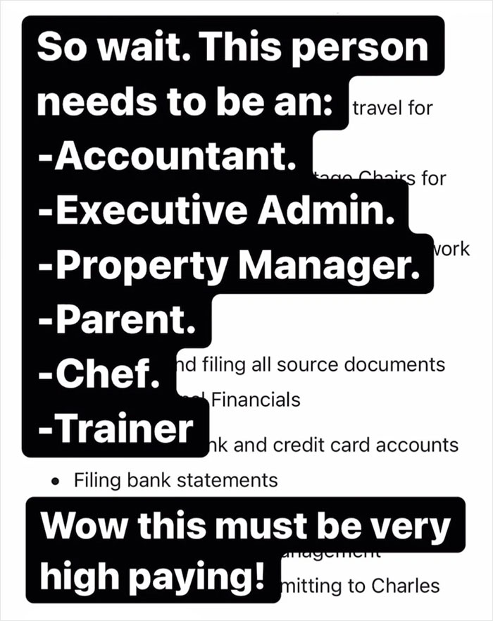 Person With 18 Years' Experience In HR Breaks Down This Insane Job Posting And It Shows Why It’s Important To Read Red Flags
