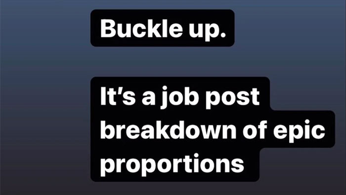 Person With 18 Years' Experience In HR Breaks Down This Insane Job Posting And It Shows Why It’s Important To Read Red Flags Person With 18 Years' Experience In HR Breaks Down This Insane Job Posting And It Shows Why It’s Important To Read Red Flags