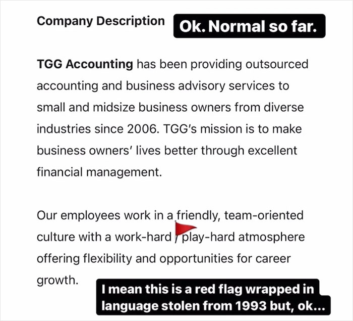 Person With 18 Years' Experience In HR Breaks Down This Insane Job Posting And It Shows Why It’s Important To Read Red Flags Person With 18 Years' Experience In HR Breaks Down This Insane Job Posting And It Shows Why It’s Important To Read Red Flags
