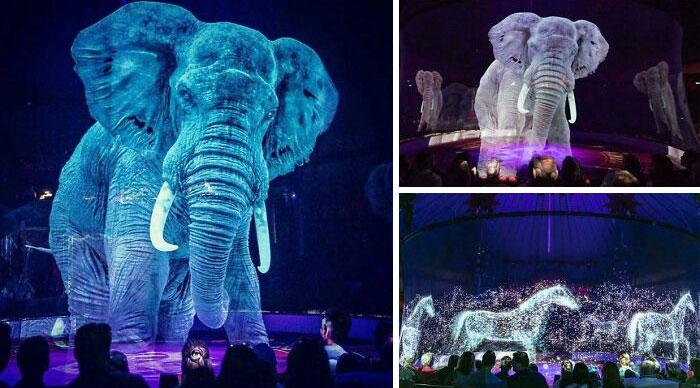 Un circo alemán utiliza hologramas en lugar de animales vivos para una experiencia mágica sin crueldad. Y es genial