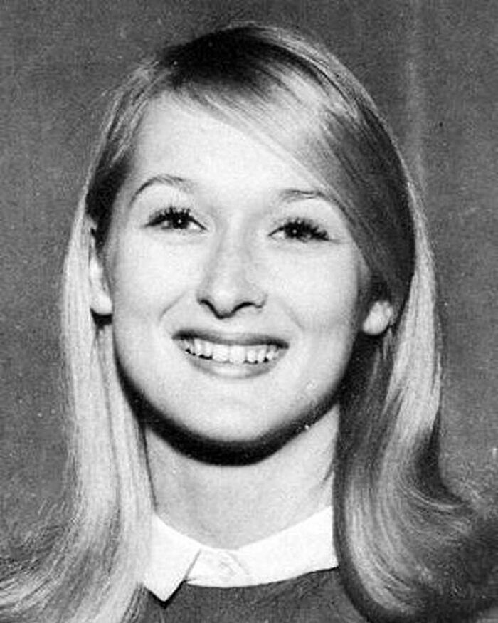 Meryl Streep As A Cheerleader In High School | Bernardsville, New Jersey. Circa 1966