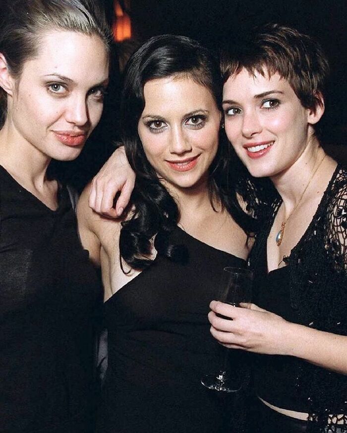 Angelina, Brittany And Winona At The Premiere Of | Girl Interrupted, 2000