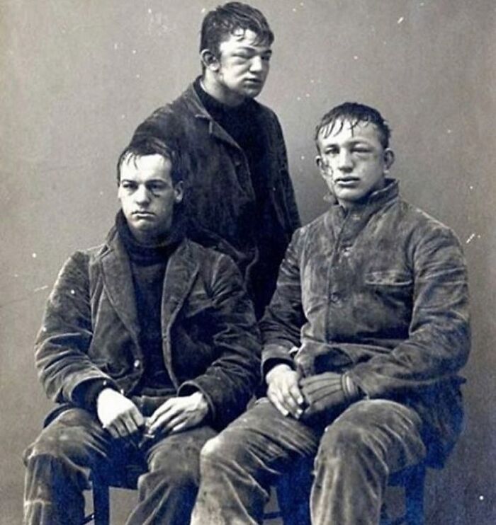 Princeton University Students Photographed After A Brutal Snowball Fight | 1890