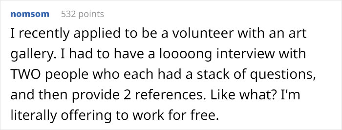 14 Times People Were Shocked By How Ridiculously Formal Minimum Wage Job Interviews Were, And Opposite Stories 14 Times People Were Shocked By How Ridiculously Formal Minimum Wage Job Interviews Were, And Opposite Stories