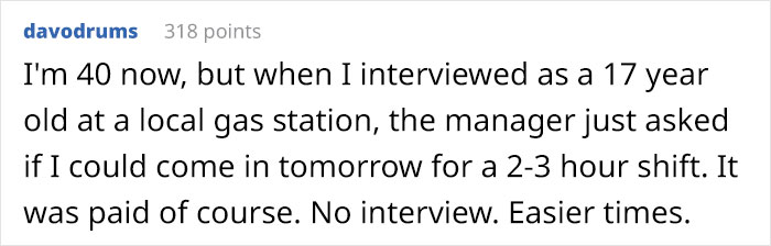 14 Times People Were Shocked By How Ridiculously Formal Minimum Wage Job Interviews Were, And Opposite Stories 14 Times People Were Shocked By How Ridiculously Formal Minimum Wage Job Interviews Were, And Opposite Stories