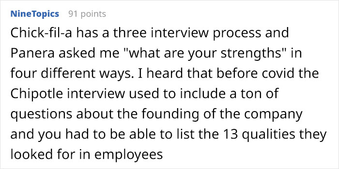 14 Times People Were Shocked By How Ridiculously Formal Minimum Wage Job Interviews Were, And Opposite Stories 14 Times People Were Shocked By How Ridiculously Formal Minimum Wage Job Interviews Were, And Opposite Stories