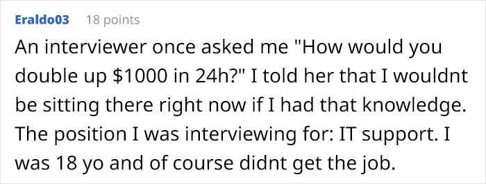 14 Times People Were Shocked By How Ridiculously Formal Minimum Wage Job Interviews Were, And Opposite Stories 14 Times People Were Shocked By How Ridiculously Formal Minimum Wage Job Interviews Were, And Opposite Stories