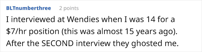 14 Times People Were Shocked By How Ridiculously Formal Minimum Wage Job Interviews Were, And Opposite Stories 14 Times People Were Shocked By How Ridiculously Formal Minimum Wage Job Interviews Were, And Opposite Stories