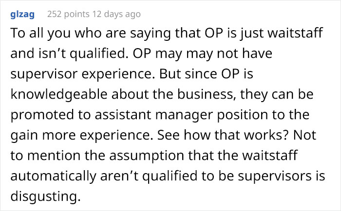 12 Waitresses Decide Not To Show Up For Work After Boss Promotes "Son Of A Friend" Without Any Experience Over Them 12 Waitresses Decide Not To Show Up For Work After Boss Promotes "Son Of A Friend" Without Any Experience Over Them
