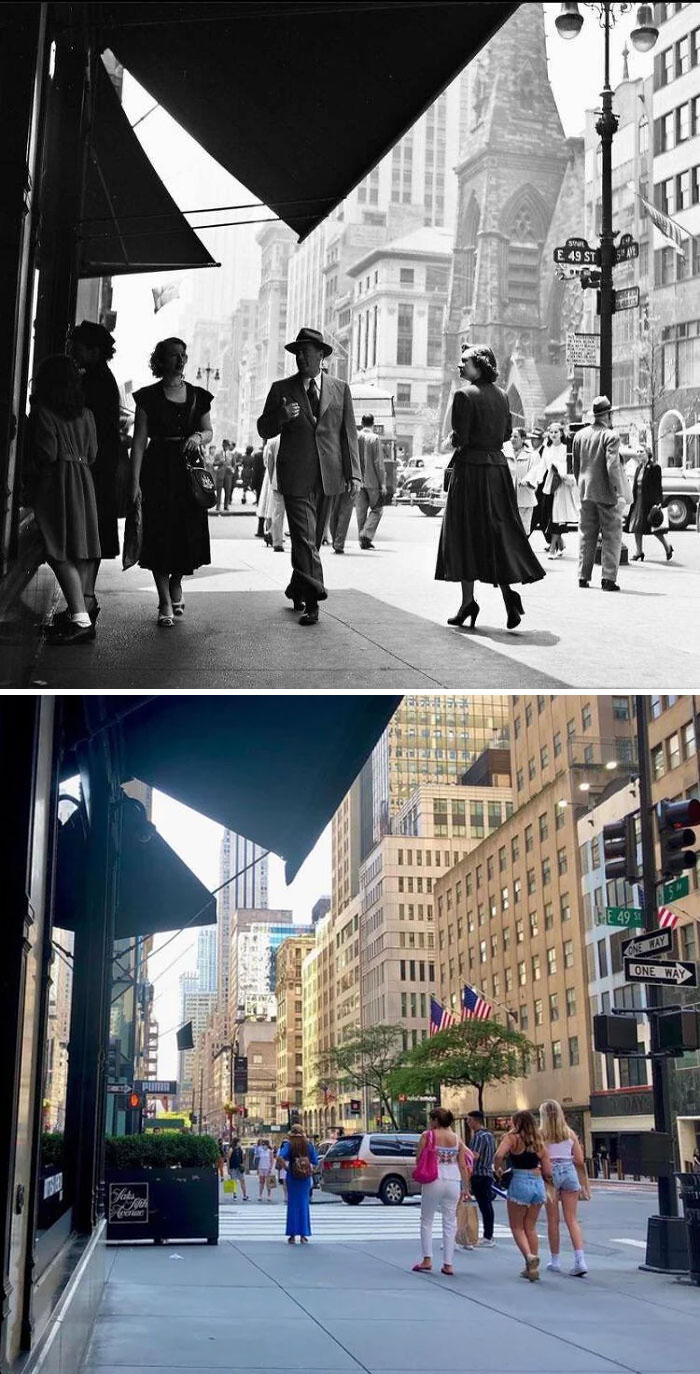 E. 49th Street And 5th Ave, Manhattan, NY. (1940-2021)