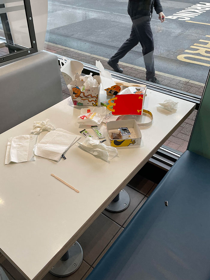 If You Leave Your Mess Like This - You’re Trash