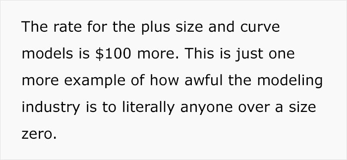 Photographer Charges $100 More For Plus-Size Models, Tries To Justify It Online But People Are Not Buying His Excuses Photographer Charges $100 More For Plus-Size Models, Tries To Justify It Online But People Are Not Buying His Excuses