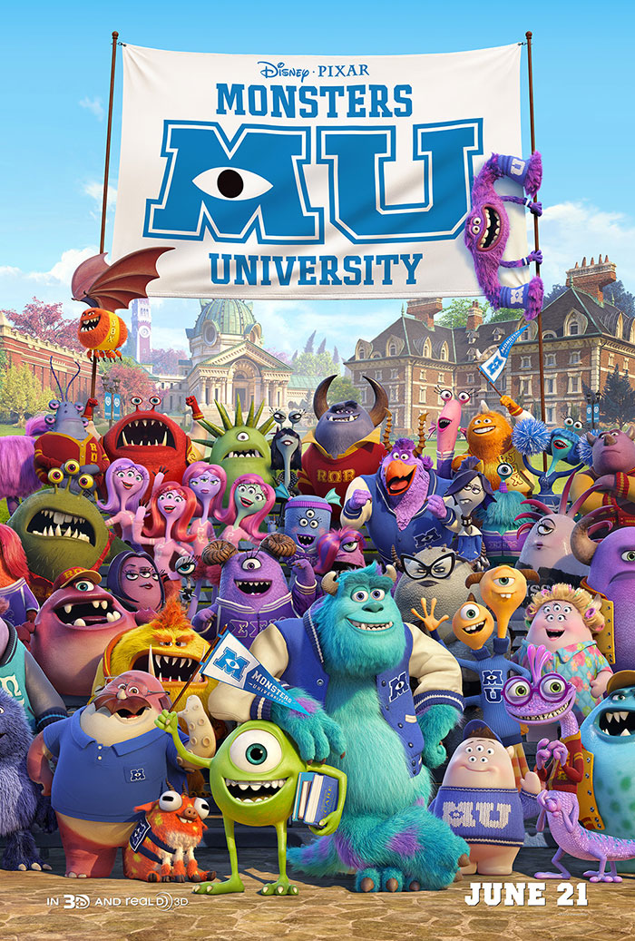 Poster of Monsters University movie 