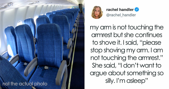 Folks Are Amused By This Thread Where A Plane Passenger Shared Her Unpleasant, Yet Funny Experience With A Woman That Wanted Both Armrests - Vimarsana News
