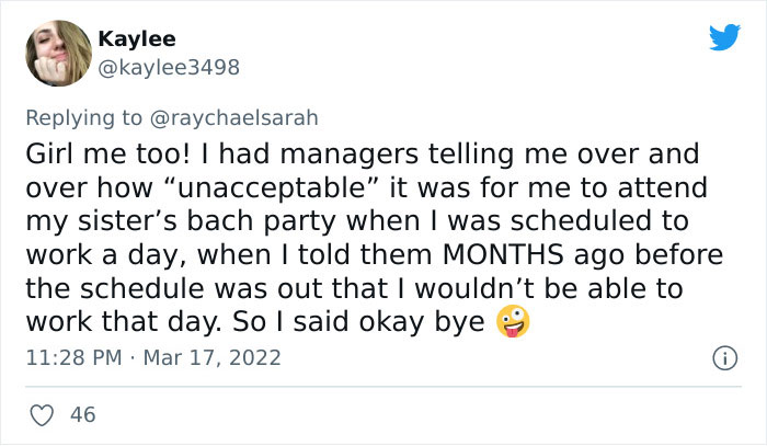 14 Screenshots Of People’s ‘I Quit’ Texts Because ‘Screw That, I Deserve Better’ 14 Screenshots Of People’s ‘I Quit’ Texts Because ‘Screw That, I Deserve Better’