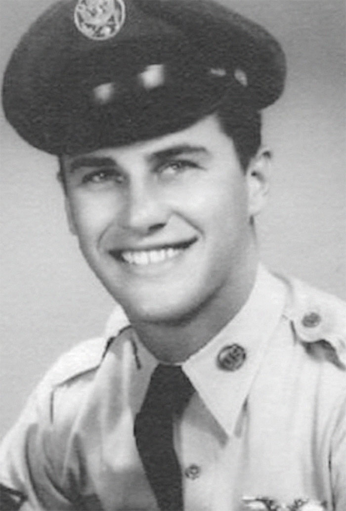 A Young Bob Ross In His Army Days